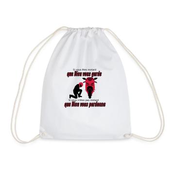 Que Dieu vous pardonne - Sac de sport léger - blanc - Devant