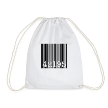 marathon - Drawstring Bag - white - Front