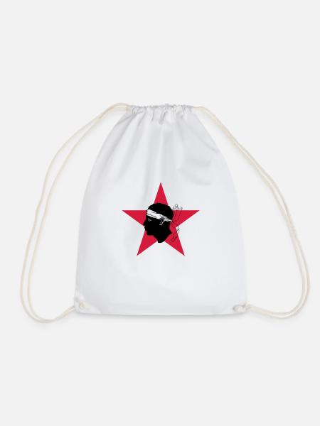 Corsica - Drawstring Bag - white