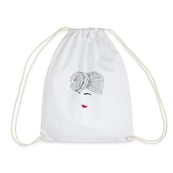 Boubou Africain - Sac de sport léger - blanc - Devant