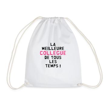 Collègue / Bureau / Travail / Collegue Entreprise - Sac de sport léger - blanc - Devant