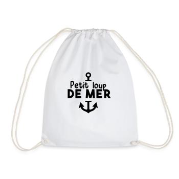 Petit loup de mer - Sac de sport léger - blanc - Devant