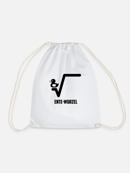 Ente Wurzel - Turnbeutel - Weiß