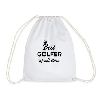 Golf - Sport - Golfer - Club - Green - Game - Play - Sac de sport léger - blanc - Devant