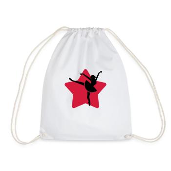 Danse Danseur Danseuse Ballet Opéra - Sac de sport léger - blanc - Devant