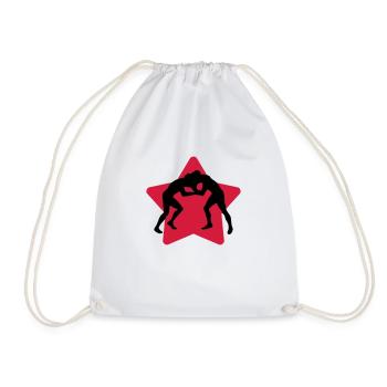 Lutte Lutteur Sport Sportif Athlète - Sac de sport léger - blanc - Devant