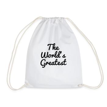 Customize it ! / Anpassen / Personnaliser - Drawstring Bag - white - Front