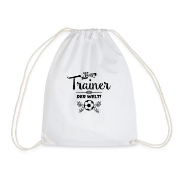 der beste trainer - Turnbeutel - Weiß - Vorne