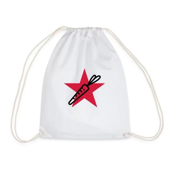 végétarien / végétarienne / végétarisme / vegan - Sac de sport léger - blanc - Devant