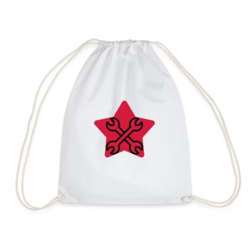 mécanique / mécanicien / mécano / garage - Sac de sport léger - blanc - Devant
