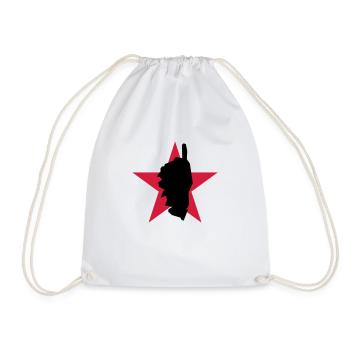 Corse / Corsica / Maure / Corso / Bastia - Drawstring Bag - white - Front