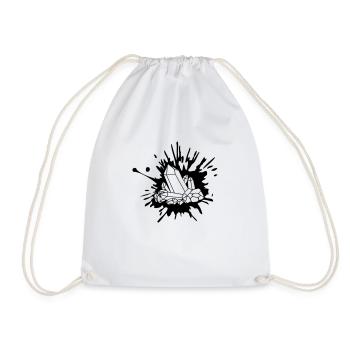 Tache de couleur de cristal - Sac de sport léger - blanc - Devant