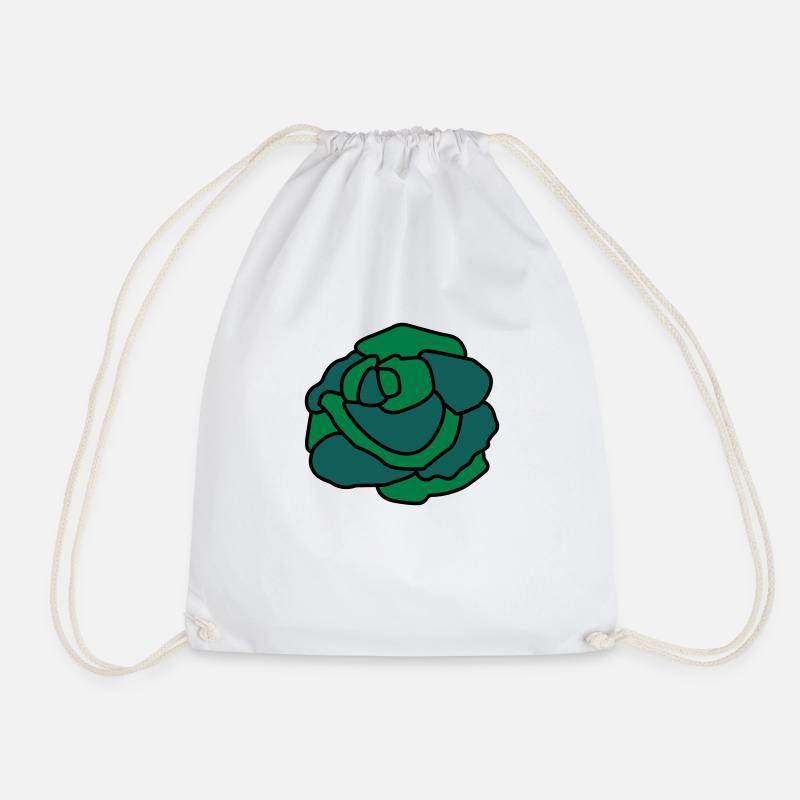salad - Drawstring Bag - white