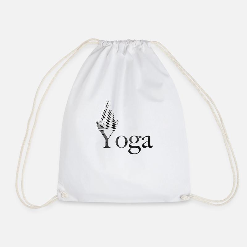 Yoga - Turnbeutel - Weiß
