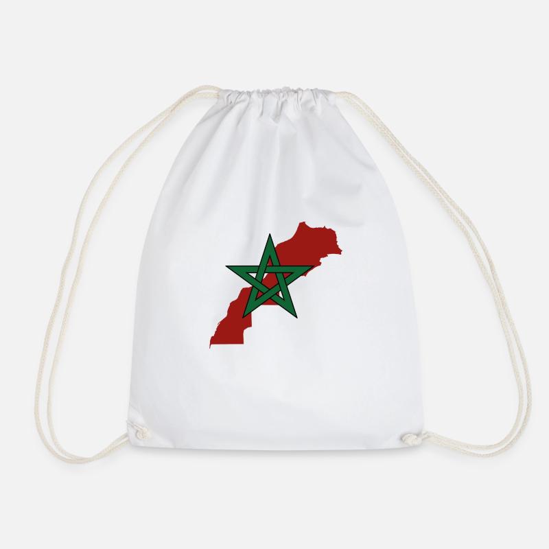 maroc - Sac de sport léger - blanc