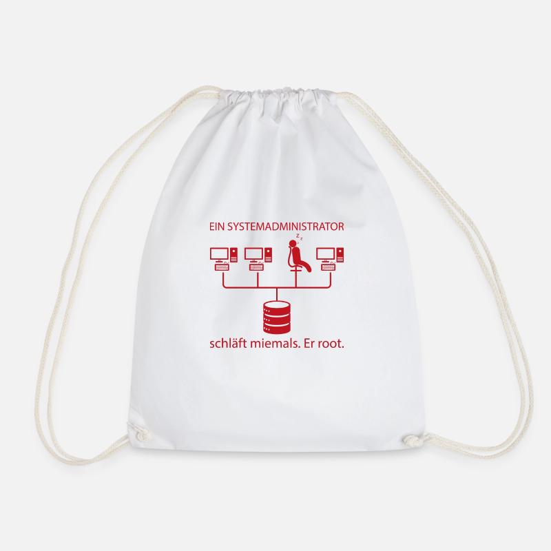 Systemadministrator Programming Geschenk - Turnbeutel - Weiß