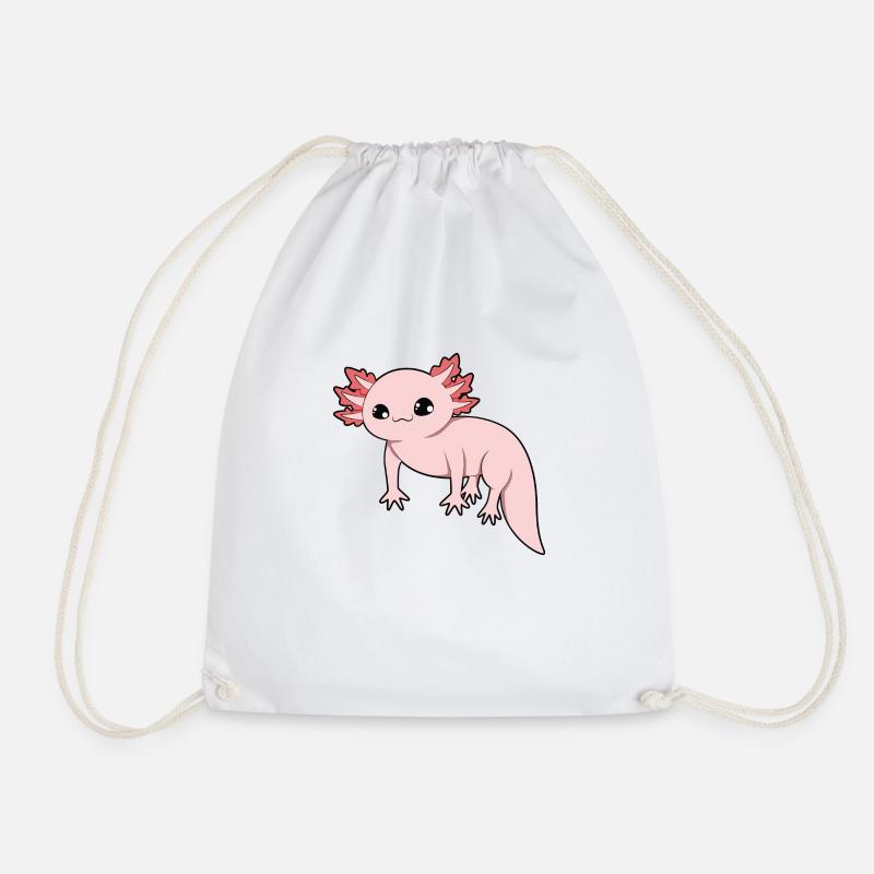 Axolotl - Turnbeutel - Weiß