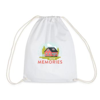 Housewarming New Home New Adventures New Memories - Turnbeutel - Weiß - Vorne
