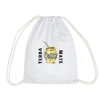 Yerba mate tee - Turnbeutel - Weiß - Vorne