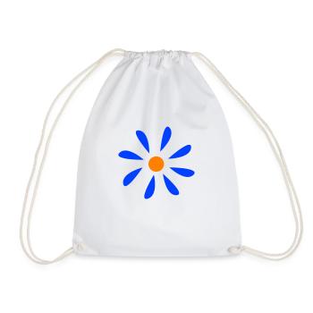 Peace, Sun, Ukraine - Drawstring Bag - white - Front