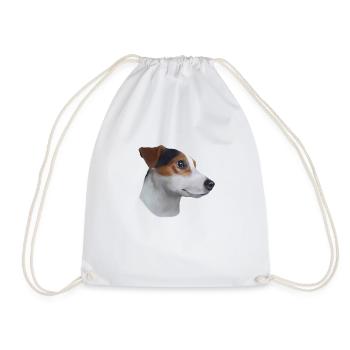 Jack russell terrier - Sac de sport léger - blanc - Devant