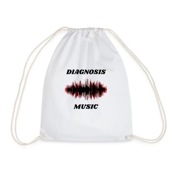 Diagnose Musik - Turnbeutel - Weiß - Vorne
