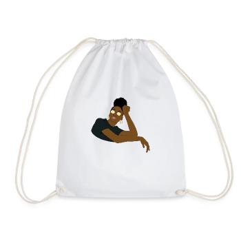 Magie de la fille noire - Sac de sport léger - blanc - Devant