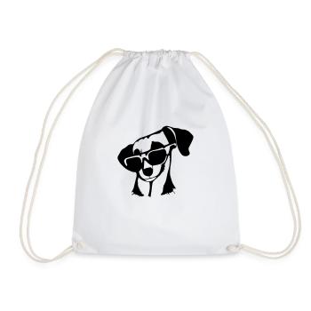 Teckel Chien Chiens Lunettes de soleil Cool Vector 8 - Sac de sport léger - blanc - Devant