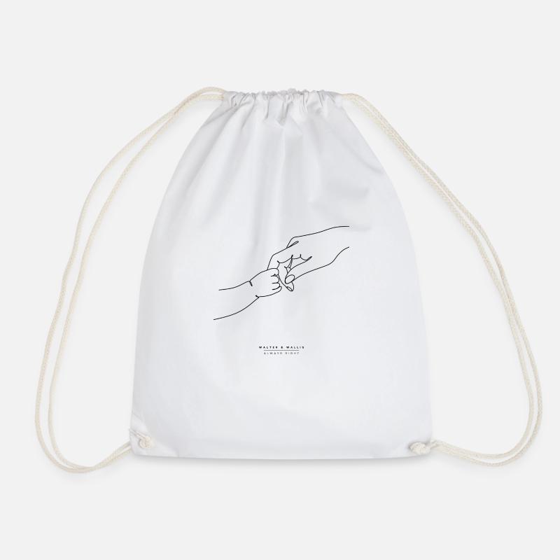 Walter & Wallis - Mummy 10 - Drawstring Bag - white