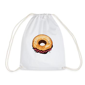 donuttee - Sac de sport léger - blanc - Devant