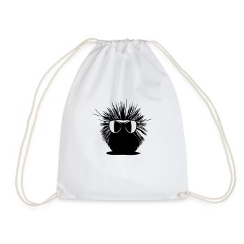 Porcupine Lunettes de soleil Mignons animaux Vector 21 - Sac de sport léger - blanc - Devant