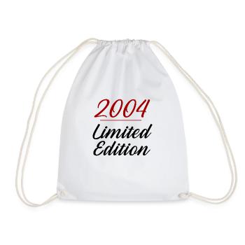 Limited Edition Geburtstag 2004 - Turnbeutel - Weiß - Vorne