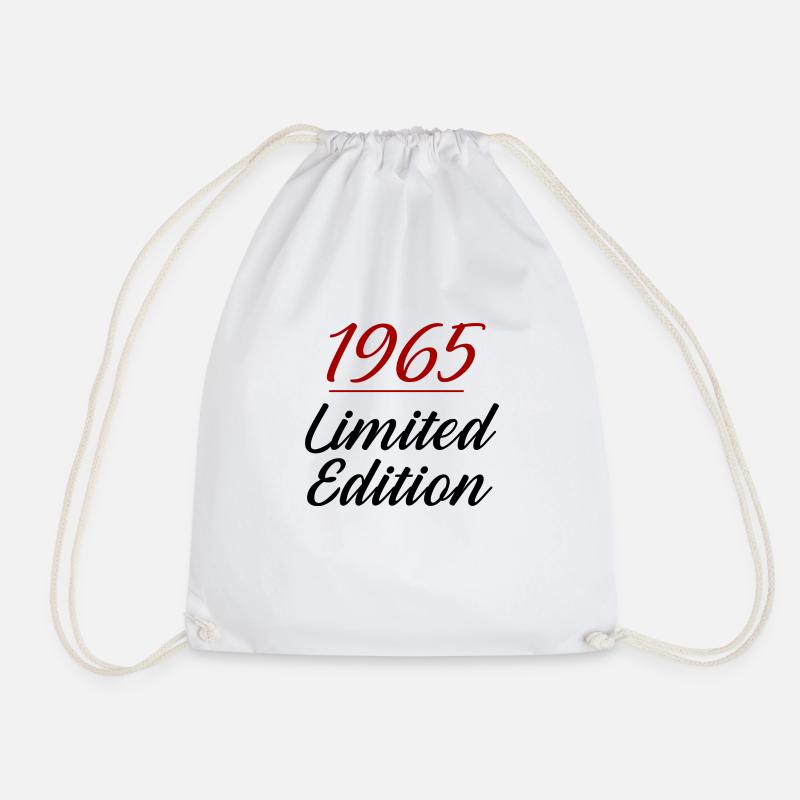 Limited Edition Geburtstag 1965 - Turnbeutel - Weiß