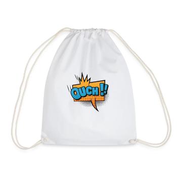 popart 04 - Drawstring Bag - white - Front