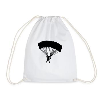 parachutiste - Sac de sport léger - blanc - Devant