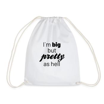 Je suis grand mais joli comme l’enfer - Sac de sport léger - blanc - Devant