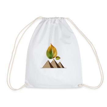 Nature is above all - Drawstring Bag - white - Front