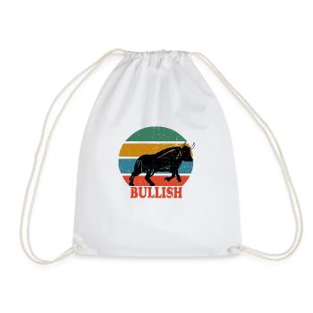 Rétro Bull Haussier - Sac de sport léger - blanc - Devant