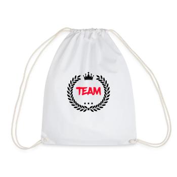 Coat of Arms Team - Drawstring Bag - white - Front