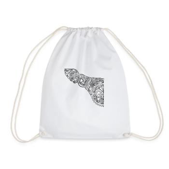 logo poitrine maori 55 blanc - Sac de sport léger - blanc - Devant