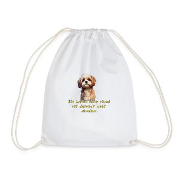 Shitzu Puppy - Turnbeutel - Weiß - Vorne