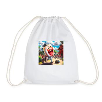 Food Japanese Japan - Drawstring Bag - white - Front