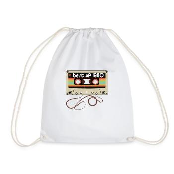 Legendary vintage 1980 - Drawstring Bag - white - Front