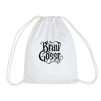 Handsome - Drawstring Bag - white - Front