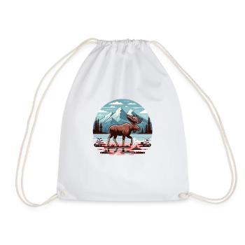 Canada 12 - Drawstring Bag - white - Front