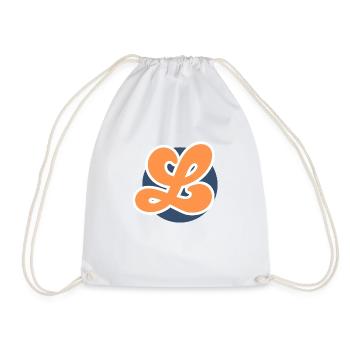 Buchstabe l orange sport - Turnbeutel - Weiß - Vorne