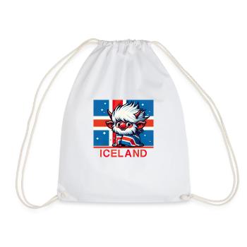 Islande Islande 7 - Sac de sport léger - blanc - Devant