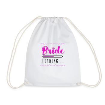 Chargement de la mariée - Sac de sport léger - blanc - Devant