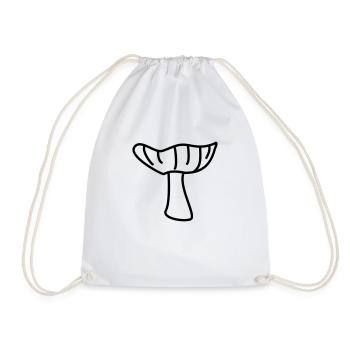 Champignon - Sac de sport léger - blanc - Devant