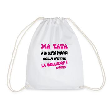Ma tata la meilleure cuisto - Sac de sport léger - blanc - Devant